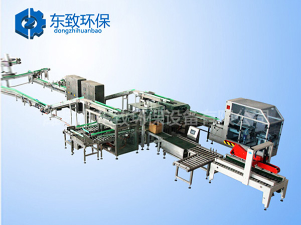 水溶肥自动喷码、装箱、码垛设备